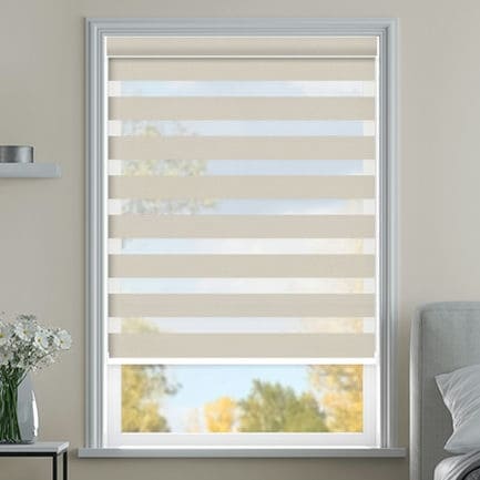 Designer Luxe Room Darkening Zebra Blinds