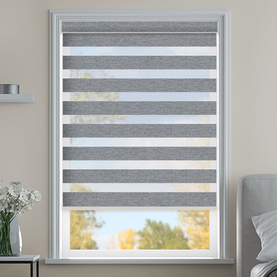 Designer Luxe Room Darkening Zebra Blinds 1730