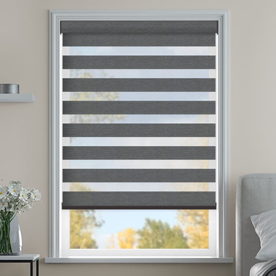 Designer Luxe Room Darkening Zebra Blinds 1730