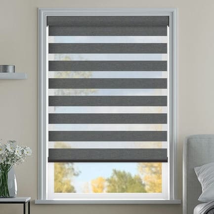 Designer Luxe Room Darkening Zebra Blinds 1730