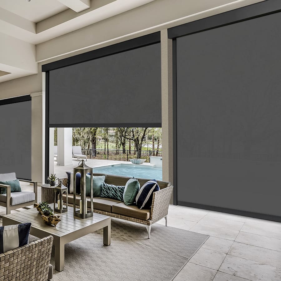 Designer Retractable Side-Track Patio Screens 1871