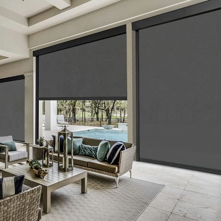 Designer Retractable Side-Track Patio Screens