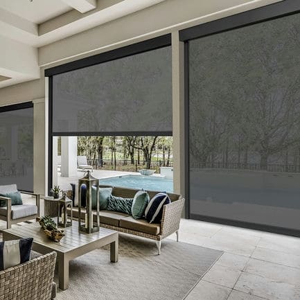 Designer Retractable Side-Track Patio Screens