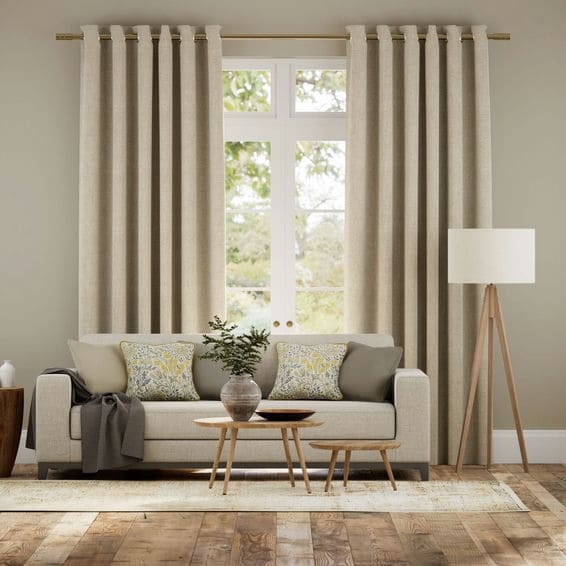 Linen Drapes/Curtains 1853