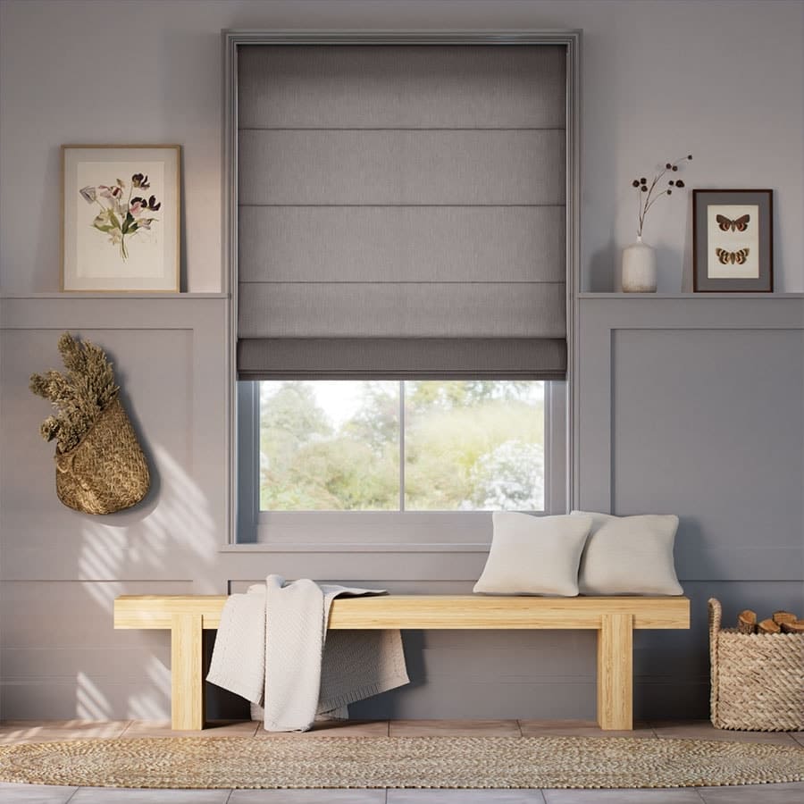 Linen Roman Shades 1852