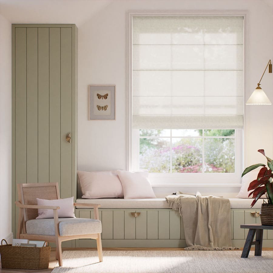 Linen Roman Shades 1852