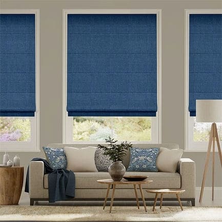 Linen Roman Shades