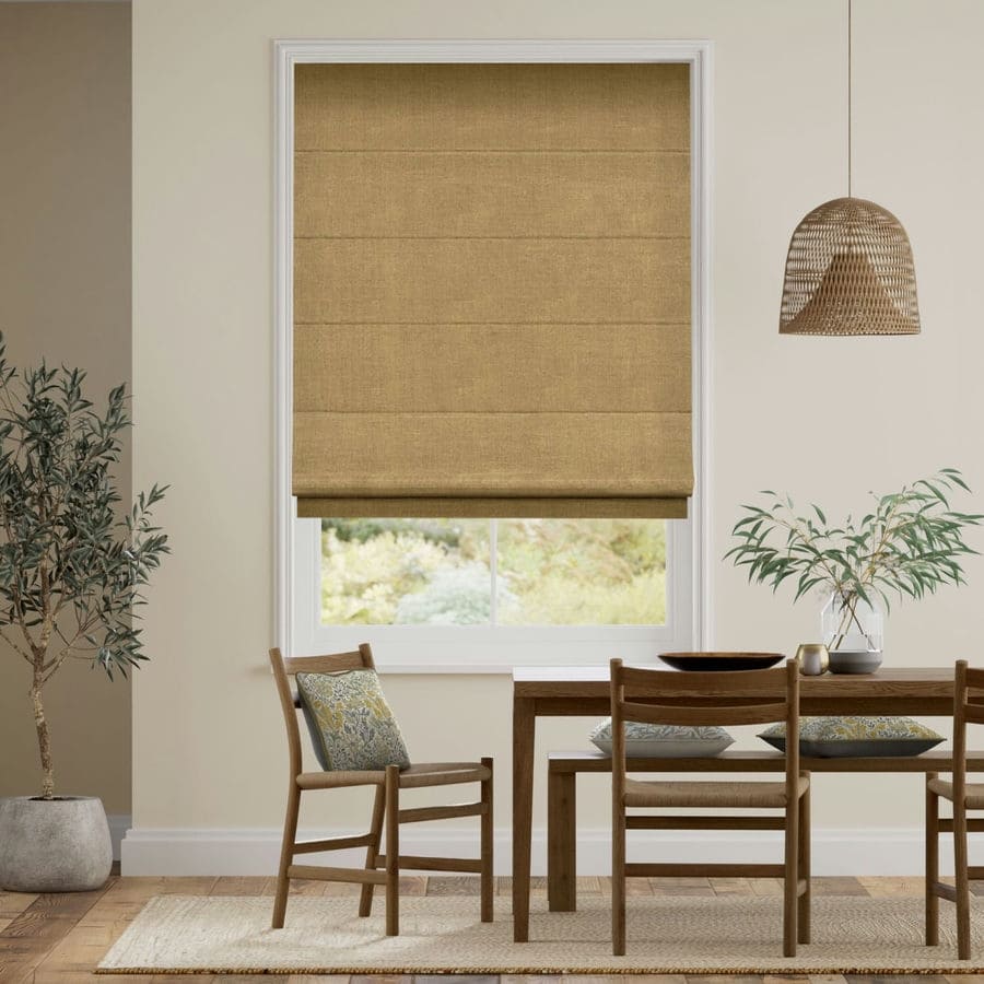Linen Roman Shades 1852