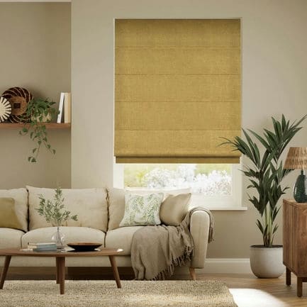 Linen Roman Shades