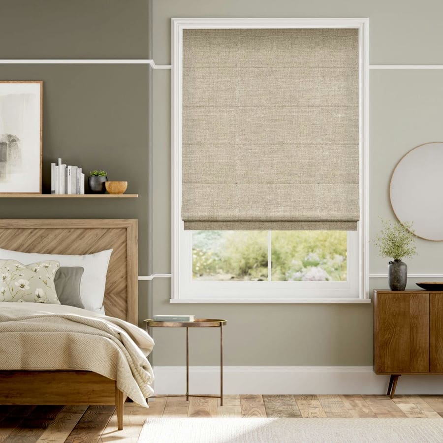 Linen Roman Shades 1852
