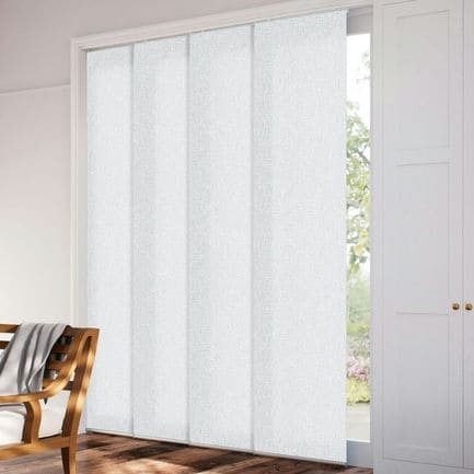 Panneaux coulissants en filtre de lumière en tissu de luxe 1058