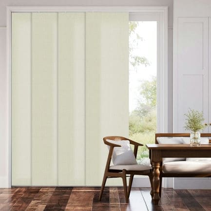 Panneaux coulissants en filtre de lumière en tissu de luxe