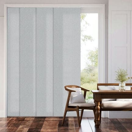 Panneaux coulissants en filtre de lumière en tissu de luxe