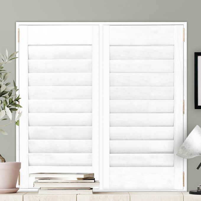 Premium Faux Wood Shutters 1754