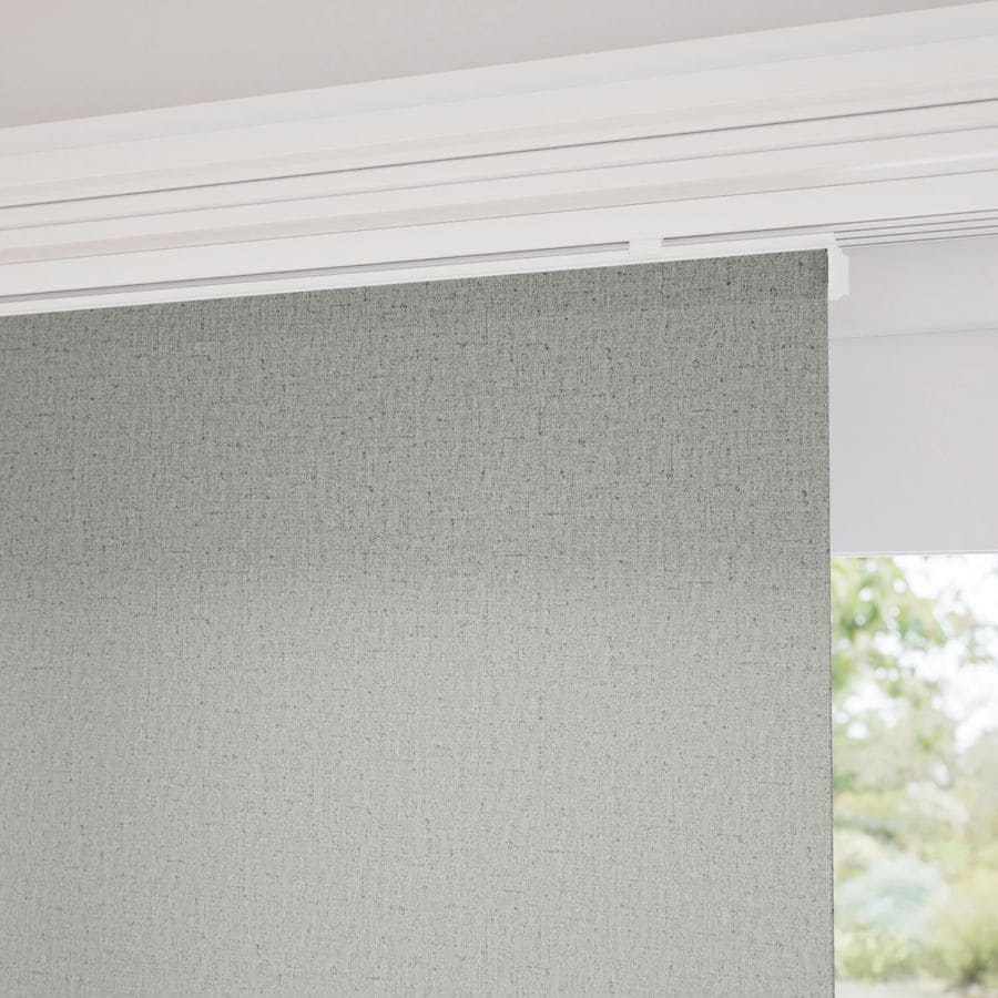 Premium Light Filtering Fabric Panel Track Blinds 1058