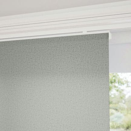Premium Light Filtering Fabric Panel Track Blinds 1058