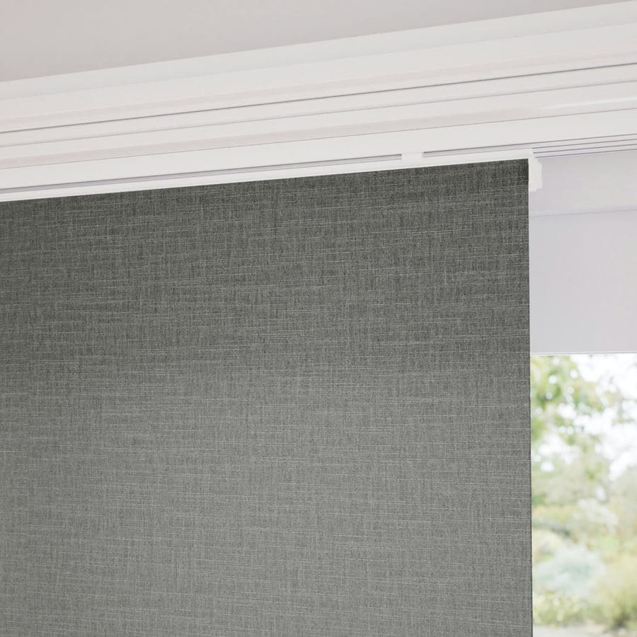 Premium Light Filtering Fabric Panel Track Blinds 1058