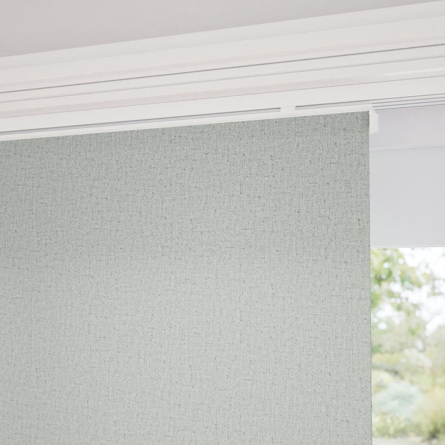 Premium Light Filtering Fabric Panel Track Blinds 1058