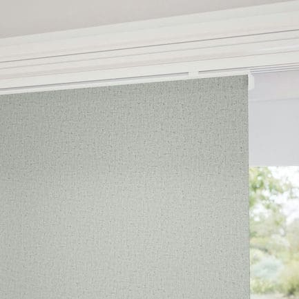 Premium Light Filtering Fabric Panel Track Blinds 1058