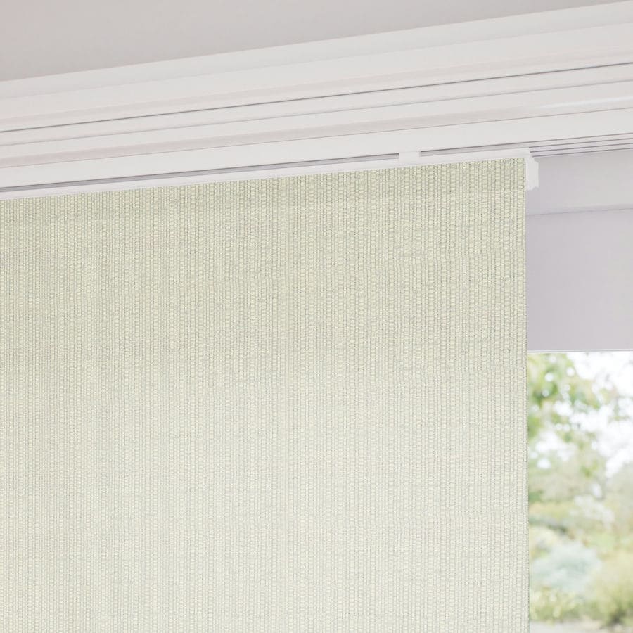 Premium Light Filtering Fabric Panel Track Blinds 1058