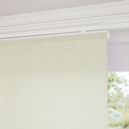 Premium Light Filtering Fabric Panel Track Blinds 1058