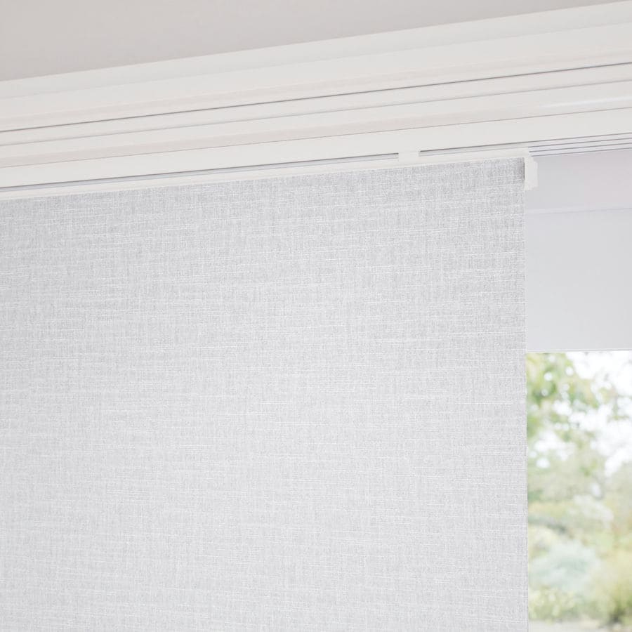 Premium Light Filtering Fabric Panel Track Blinds 1058