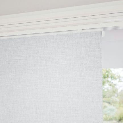 Premium Light Filtering Fabric Panel Track Blinds 1058