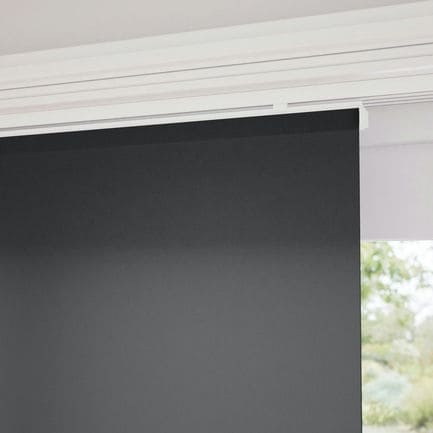 Premium Light Filtering Fabric Panel Track Blinds 1058