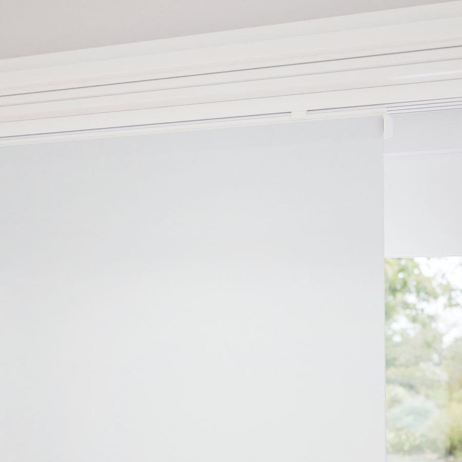 Premium Light Filtering Fabric Panel Track Blinds 1058