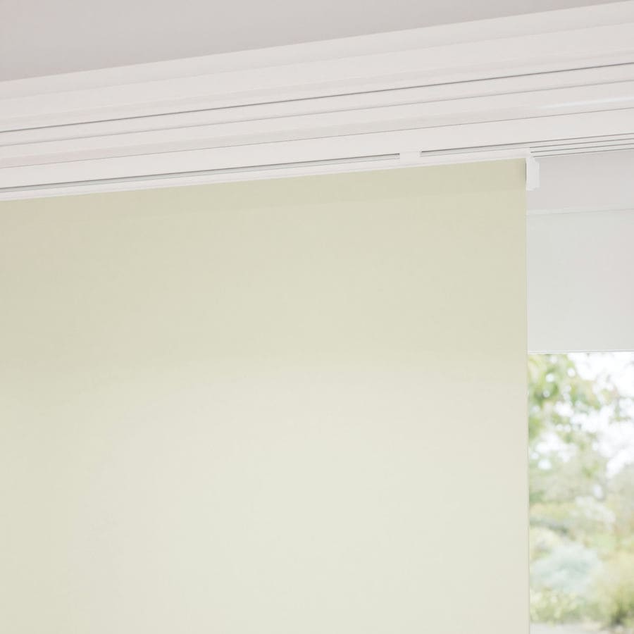 Premium Light Filtering Fabric Panel Track Blinds 1058