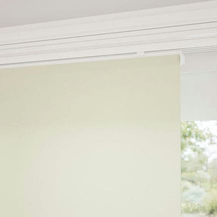 Premium Light Filtering Fabric Panel Track Blinds 1058