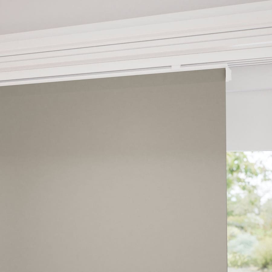 Premium Light Filtering Fabric Panel Track Blinds 1058