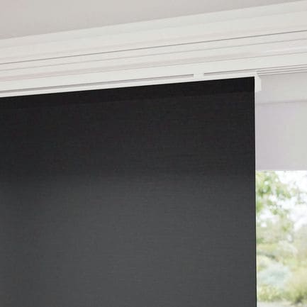 Premium Light Filtering Fabric Panel Track Blinds 1058
