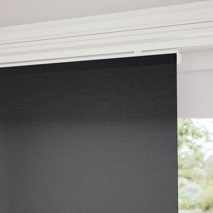 Premium Light Filtering Fabric Panel Track Blinds 1058
