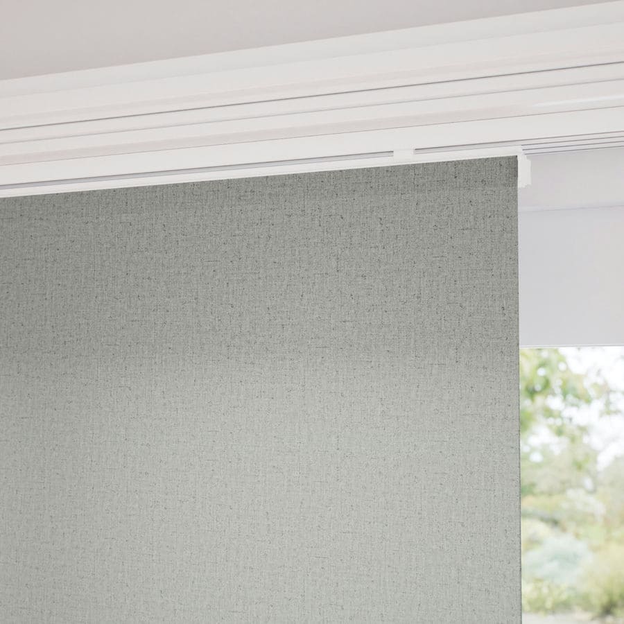 Premium Light Filtering Fabric Panel Track Blinds 1058