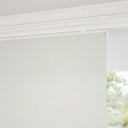 Premium Light Filtering Fabric Panel Track Blinds 1058