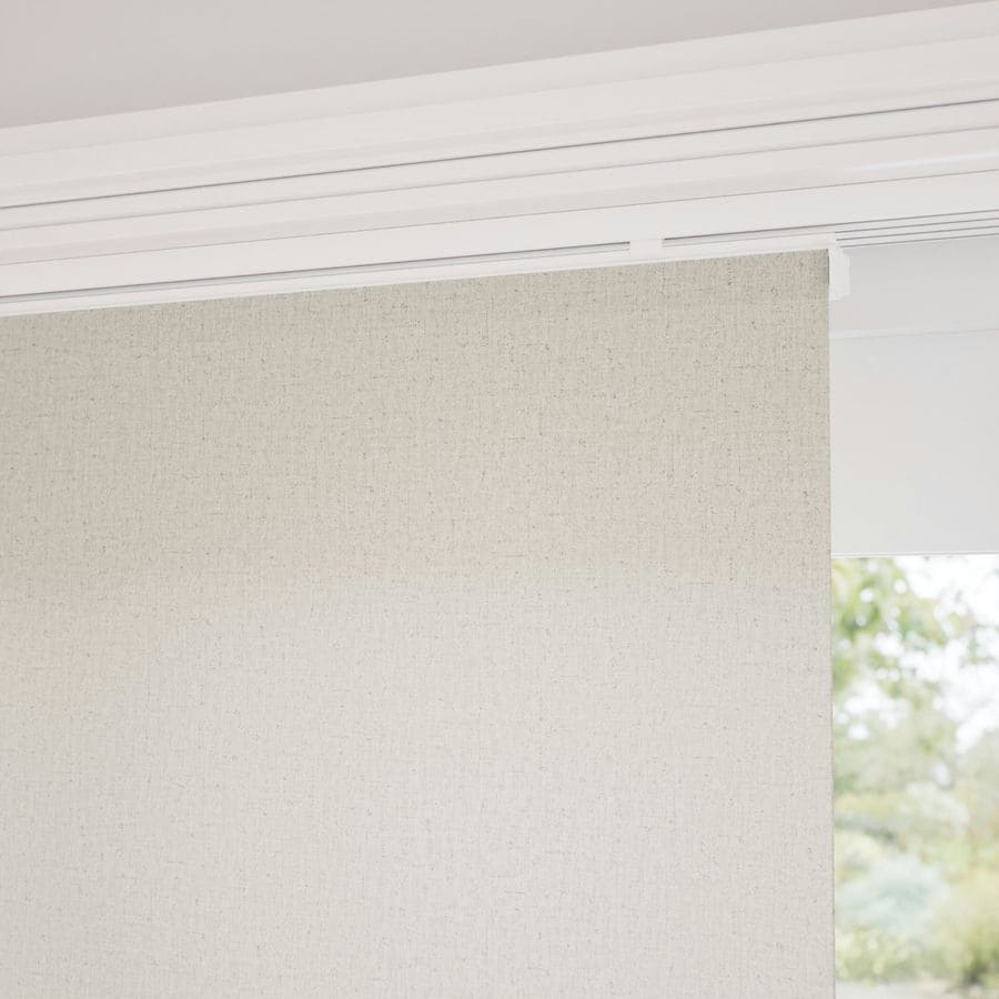 Premium Light Filtering Fabric Panel Track Blinds 1058