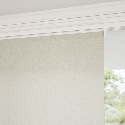 Premium Light Filtering Fabric Panel Track Blinds 1058
