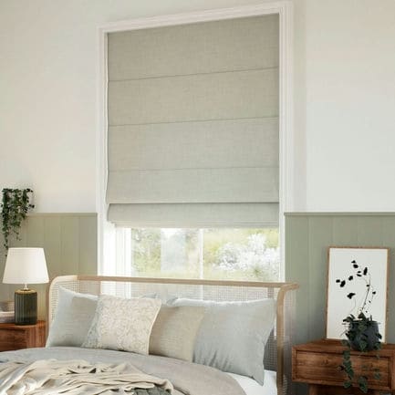 Recycled Roman Shades 1755