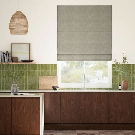 Recycled Roman Shades