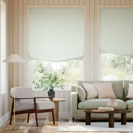 Relaxed Roman Shades