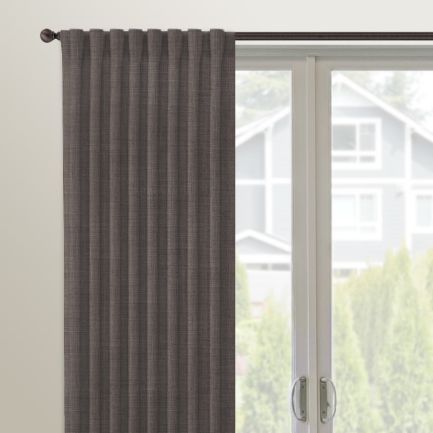 Rideaux à languettes arrière « décorateur » sur mesure