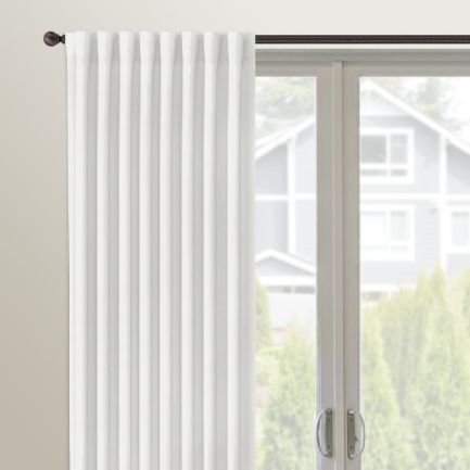 Rideaux à languettes arrière « décorateur » sur mesure