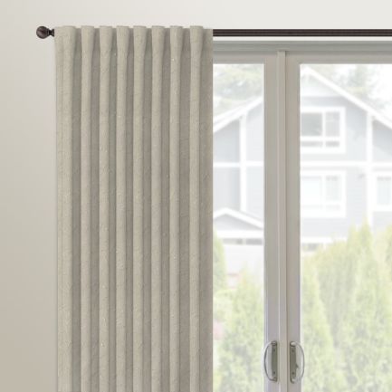 Rideaux à languettes arrière « décorateur » sur mesure