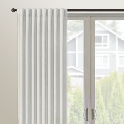 Rideaux à languettes arrière « décorateur » sur mesure