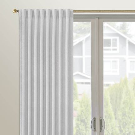 Rideaux à languettes arrière « décorateur » sur mesure