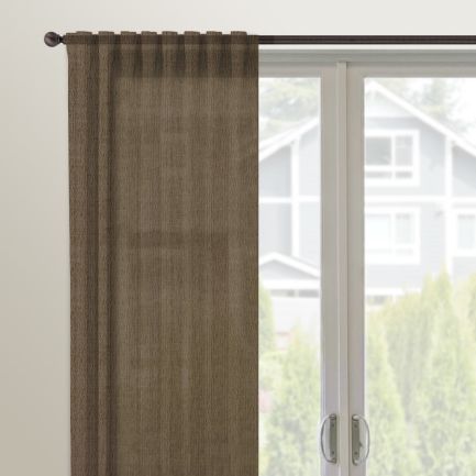 Rideaux à languettes arrière « décorateur » sur mesure