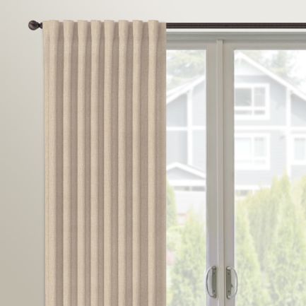 Rideaux à languettes arrière « décorateur » sur mesure