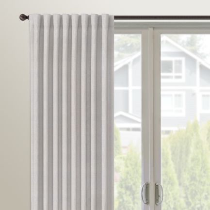Rideaux à languettes arrière « décorateur » sur mesure