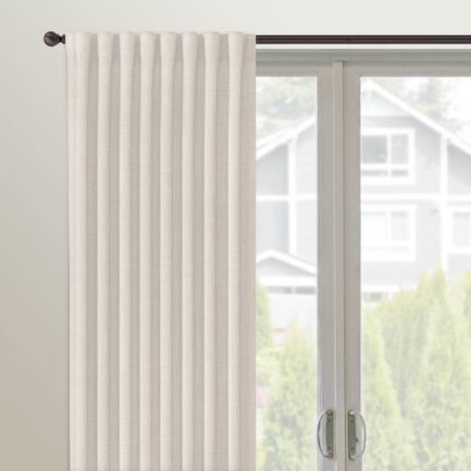 Rideaux à languettes arrière « décorateur » sur mesure